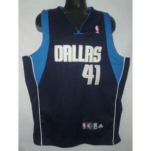 Dirk Nowitzki Dallas Mavericks Adidas Jersey M 48